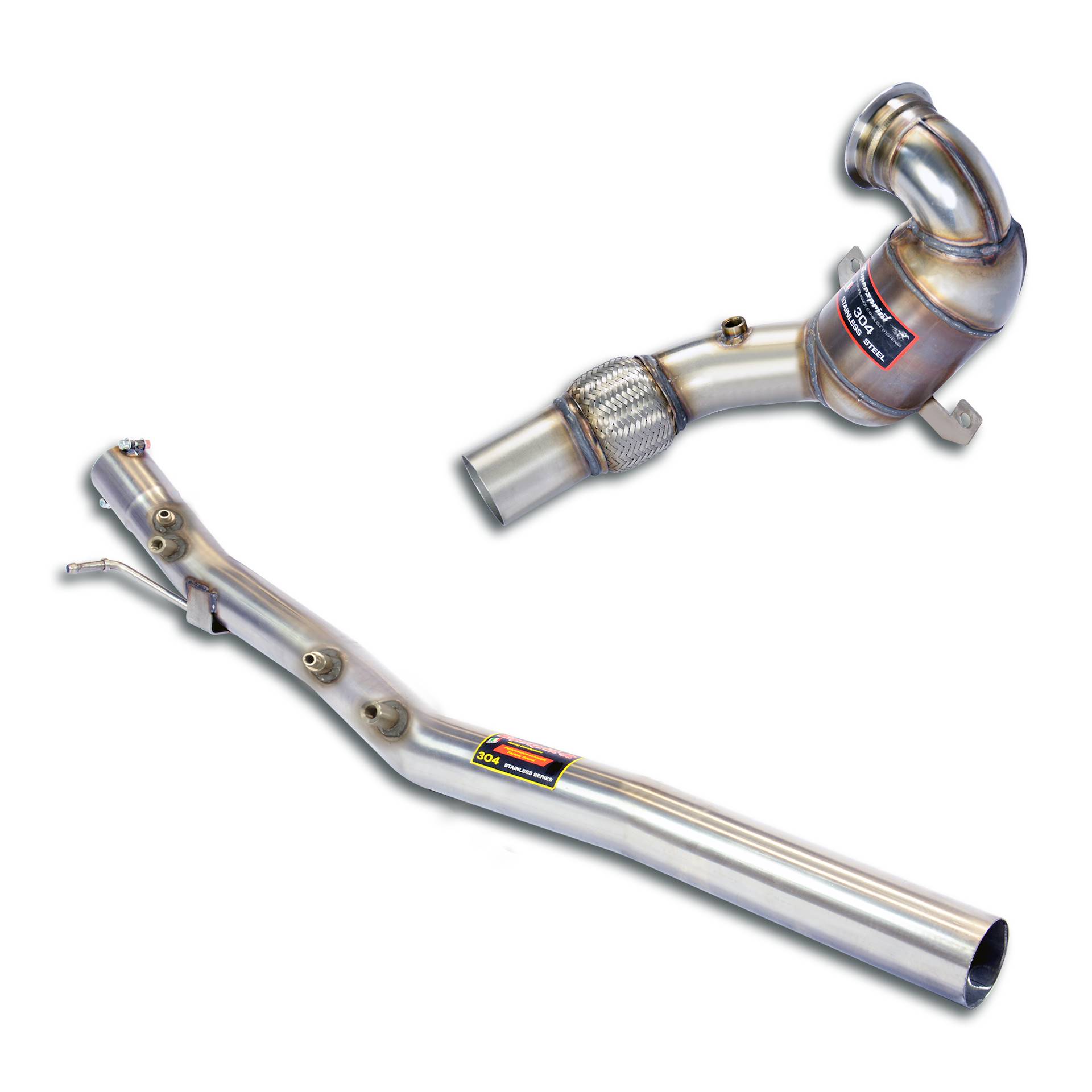Tubo turbina con catalizzatore metallico WRC 100 CPSI<br>(Elimina GPF)